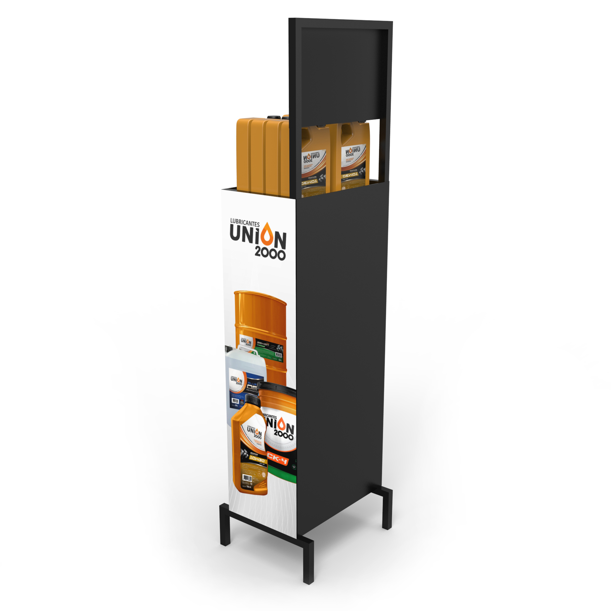 Castrol Lubricating Motor Engine Oil Display Stand for Garage — view 2
