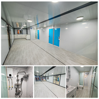 Maison préfabriquée de luxe extensible de 40 pieds, 3 chambres, de haute qualité, étanche, type Granny Flat, avec sécurité renforcée