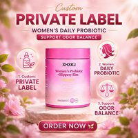 Gummies Probiotiques à l'Orme Rouge pour Femmes, Marque Privée Personnalisée, Soutien à l'Hydratation Intime Adulte, Équilibre du pH, Anti-fongique, Énergie à l'Ananas