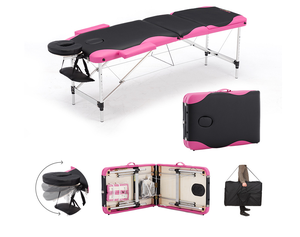Portable Folding Tattoo Beauty <b>Bed</b> Adjustable <b>Sponge</b> Massage Table for Tattoo Studio and Salon Use - Product Image 1