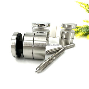 Nhà Máy Bán Hàng Trực Tiếp Hiện Đại Thép Không Gỉ Satin Có Thể Điều Chỉnh Kính Standoff Cho Sàn Tường & Biệt Thự Lan Can An Toàn Lan Can - Product Image 4