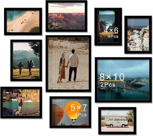 Thân thiện với môi 8x10 Đen UV in khung ảnh bằng gỗ MDF Vải khung hình cho tường bộ sưu tập hoặc tabletopwooden khung ảnh - Product Image 5