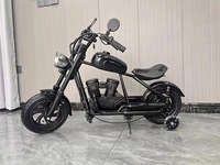 Sepeda Listrik Anak 2 Roda Baru 2025 Motor 24V 150W & Speaker Garpu Baja Kecepatan Tunggal Rem Kabel Model Mini untuk Anak Laki-laki dan Anak-anak
