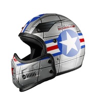 Casque de moto modulaire exclusif transfrontalier, demi-casque avec coque en ABS, certifié DOT CE