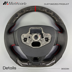 Volant de direction en fibre de carbone personnalisé, amélioration de l'intérieur de voiture pour Ford Focus MK4 ST-Line Active Fiesta ST Puma 2018-2022, nouveau design - Product Image 5