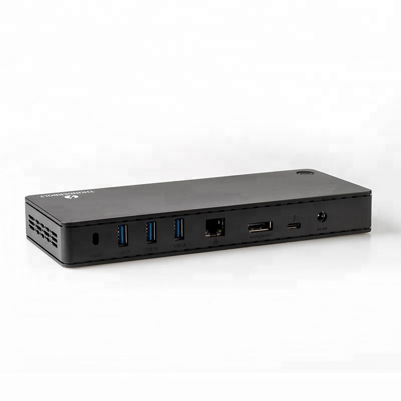 2019 Thunderbolt 3 Double 4 K USB 3.0 Table Universelle HDD Station d'accueil pour Ordinateur Portable