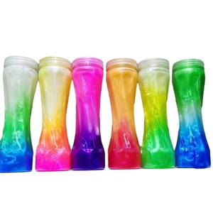 Pâte à modeler diamantée colorée en usine, lot de 6 couleurs, slime cristal, boue perlée, jouets slime magiques - Product Image 1