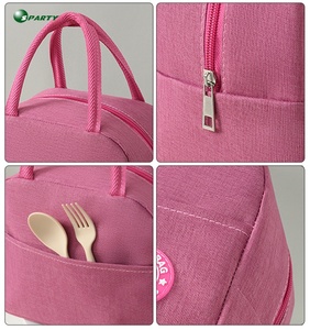 Sac isotherme réutilisable personnalisé avec logo, pour <span class=keywords><strong>2</strong></span> personnes, en tissu Oxford, doublure en aluminium, imperméable, sac de rangement isolé, écologique - Product Image 5