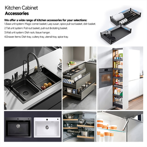 Set di Mobili da <span class=keywords><strong>Cucina</strong></span> Modulari Moderni di Alta Qualità, Materiali Ecologici Ignifughi, <span class=keywords><strong>Cucina</strong></span> Completa Personalizzabile per Villa - Product Image 5