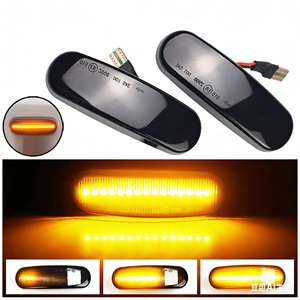 Luce Laterale Dinamica Sequenziale a LED per Fiat Panda, <span class=keywords><strong>Peugeot</strong></span>, Citroen, Indicatore di Direzione sul Parafango - Product Image 2
