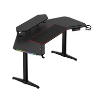 Bureaux de jeu Esports à double plateau, bureaux ergonomiques personnalisés pour le travail assis-debout, nouvelle conception, table d'ordinateur électrique réglable en hauteur pour joueurs