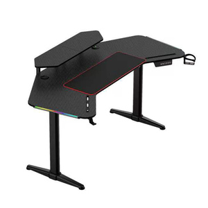 Double Deck Esports Lift Gaming Desks Custom Sit Stand Standing DesksNew Design Height <b>Adjustable</b> Electric Gamer Computer <b>Table</b> - Product Image 1