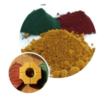 Norme nationale jaune vif 313 poudre jaune pour le béton 315 teneur en oxyde de fer jaune 85 couleur poudre jaune d'asphalte