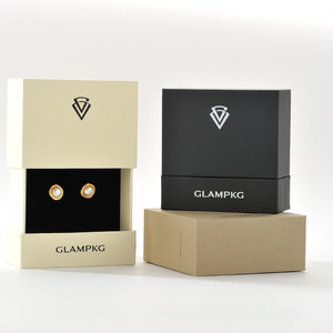 Custom Logo Luxury Square Paper Universal Jewelry Packaging <b>Box</b> Sliding <b>Gift</b> <b>Box</b> Ring Necklace <b>Earrings</b> Personalized OEM ODM - Product Image 5