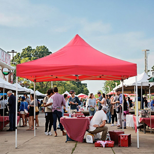 Tenda Pop-Up Tahan Air Langsung dari Pabrik Tiang Baja Bentuk Persegi Kapasitas 6-8 Orang Tenda Acara untuk Iklan Luar Ruangan - Product Image 6