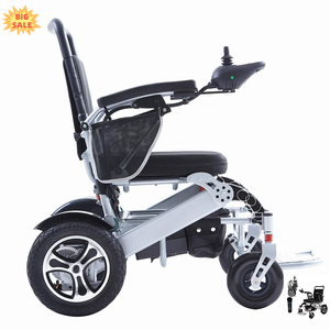 Nueva Silla <span class=keywords><strong>de</strong></span> Ruedas Eléctrica Plegable <span class=keywords><strong>de</strong></span> Aluminio Ligera con Batería <span class=keywords><strong>de</strong></span> Litio - Product Image 1