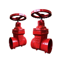Prix de gros d'usine, meilleure qualité, vanne à boisseau à bride DN100 en fonte ductile, protection incendie, tige non montante