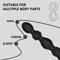 WINYI 2023 Nouveau Vibrateur Anal à Perles Télécommandé 10 Fréquences de Vibration Jouet Sexuel Anal en Silicone Perles Plug pour Femmes Hommes