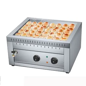 Commercial Desktop Electric Griddle Electric Heating Flat Barbecue Grill Fried Dumplings Plate Griddle Teppanyaki Machine