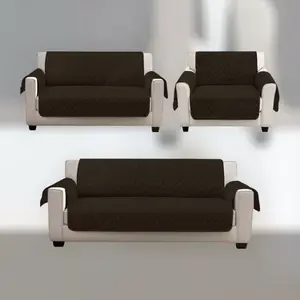 Housse de canapé futon Frank Tek 3 pièces 175x170 cm, protection textile élastique double face - Product Image 4