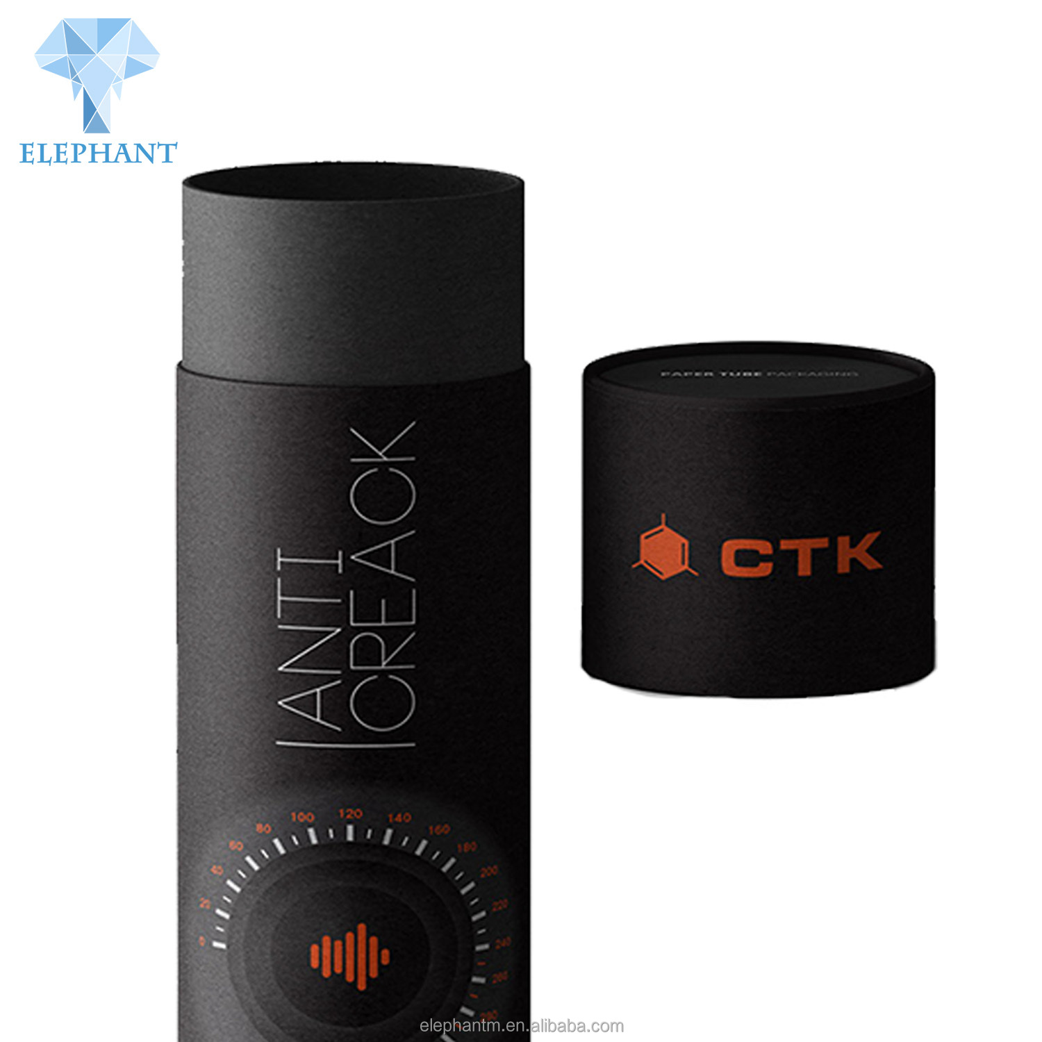 Custom Logo Good Quality Round Hat Gift Box Black Packaging Round Box