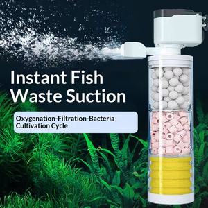 Filtre pour aquarium SOBO, pompe de filtration, système de circulation, machine intégrée, petit filtre jaune Sunsun - Product Image 2