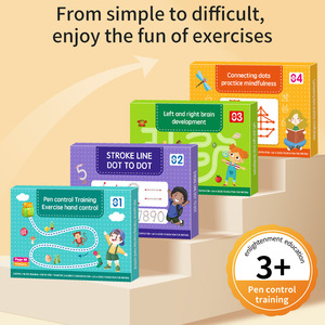 Educación temprana para niños, práctica de caligrafía en inglés, cuaderno, libro de rastreo, entrenamiento de escritura a mano para el desarrollo de la inteligencia - Product Image 2