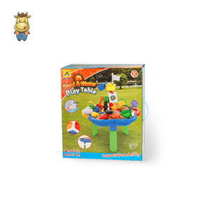 Kids <b>Sand</b> and <b>Water</b> Play <b>Table</b> 14pcs Beach Boat Set Flower Shape with <b>Water</b> Tower Watering Can Moulds PP PE Outdoor Toy - Product Image 4