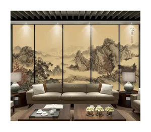 中国供应商定制设计壁画墙壁装饰壁纸 3d