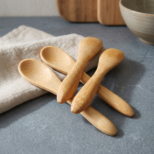 Cuillères à épices et condiments en bois graduées, design coréen, écologiques, faites à la main par REHMAN CRAFT, capacité de 10 ml, vaisselle durable - Product Image 3