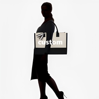 Sac de plage écologique personnalisé avec logo, sac fourre-tout en toile de coton recyclé uni pas cher, sac cadeau monogrammé de Noël, sacs de shopping