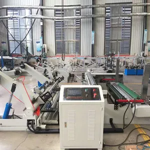 Brown Kraft Paper Roll Slitting Machine mit hydraulischer Welle weniger Unwinder für die Herstellung von Umschlägen wettbewerbs fähiger Preis