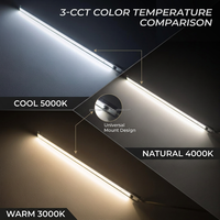 Barre lumineuse LED en aluminium DC12V/24V SMD5050 3500K-5000K blanc chaud avec télécommande, pour aménagement paysager, IP67, ROHS