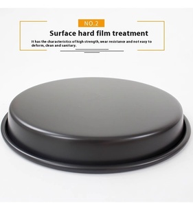 <span class=keywords><strong>Teglia</strong></span> per <span class=keywords><strong>Pizza</strong></span> in Metallo <span class=keywords><strong>Forata</strong></span> con Bordo Sottile e Rivestimento in PTFE per Uso Ristorante - Product Image 4