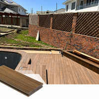 Planches de terrasse en bois composite DONGJIAN, imperméables et antidérapantes, pour terrasse et jardin