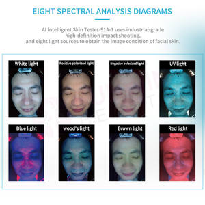 Analyseur de peau et de cuir chevelu mini esthéticienne coréenne 2025 avec IA, portable, pour les institutions de beauté, analyse de la peau du visage et IA intelligente - Product Image 4