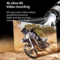 Nouvelle lampe de poche Ultra pratique Wifi caméra d'action Hd Anti-secousse 1080p corps étanche casque de chasse vélo sport Dvr