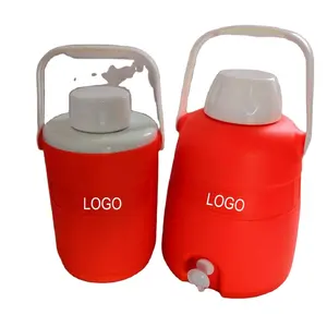 2.5L 5L bpa free plastic beer camping cooler jug with outlet and water filter