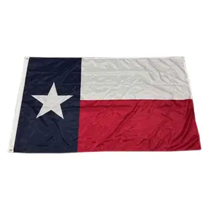 kaufen amerikanische vollständig bedruckte fliegende stoff-Staatsflagge doppelseitige TX-Banner US 100D Polyester 3×5 Texas-Flagge individuelle USA-Staatsflaggen