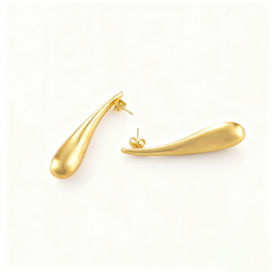 <span class=keywords><strong>Orecchini</strong></span> pendenti da donna Kinnear Wate lunghi realizzati in ottone placcato in oro 18K gioielli da donna alla moda <span class=keywords><strong>orecchini</strong></span> da <span class=keywords><strong>disegno</strong></span> a filo pendenti - Product Image 3