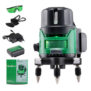 Nivel Láser Verde Industrial de Grado DIY 4D con Líneas Cruzadas de 360 Grados, Proyección Infrarroja de 2 Líneas, Alta Precisión 1mm/1M 10m para Interiores - Product Image 1