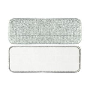 Pour <span class=keywords><strong>Deerma</strong></span> remplacer la vadrouille pour vadrouille à eau TB500 / TB800 360 tête de chiffon de nettoyage rotative tissu en Fiber de carbone en bois C2 - Product Image 1