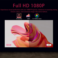 [Échantillon gratuit pour distributeur] Lonnst 380 ANSI Projecteur LCD portable 1080P Full HD Conception de brevet 3D C380 Projecteur de cinéma maison