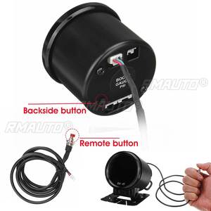 Manomètre de pression de suralimentation de turbo pour voiture 2'' 52mm 0-30PSI avec affichage LED numérique 10 couleurs 12V universel avec capteur - Product Image 4