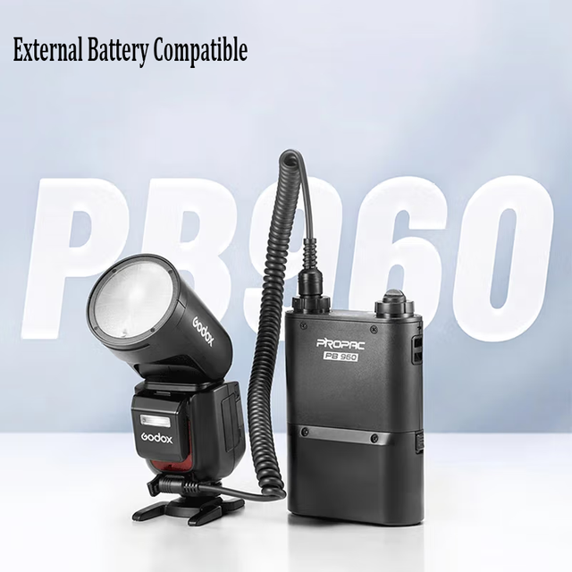 V1Pro TTL Round Head Flash 2.4G Wireless HSS 1/8000s Compatible for Canon for Nikon for Sony Fuji Olympus 1100 Flashes