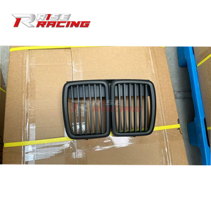 Rejilla de Parachoques Delantero de Repuesto para BMW Serie 3 E30 E34 1982-<span class=keywords><strong>1994</strong></span> con Diseño de Malla de Barra Única Negra, Ajuste OEM - Product Image 3