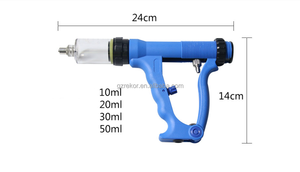 Tiermedizin Spender Veterinary Continuous Gun Automatische Injektors pritze 10ml 20 30ml 50ml für Lives tock Pig Cattle Sheep - Product Image 2