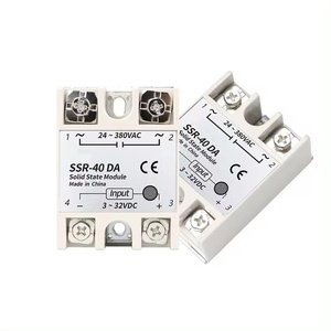 โมดูลรีเลย์โซลิดสเตต SSR -10DA 25DA 30DA 40DA 24V-380V 40A 250V รีเลย์แบบโซลิดสเตต - Product Image 1