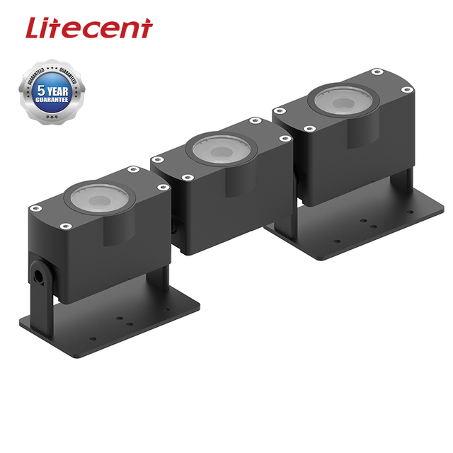 Litecent Professional Waterproof Outdoor Facade Lighting Led Wall Washer Grazer Lighting Magnetic Design for Landscape