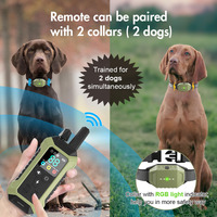 Bestseller Elektrisches Hundehalsband Aufladbares Schockhalsband für das Training von 2 Hunden